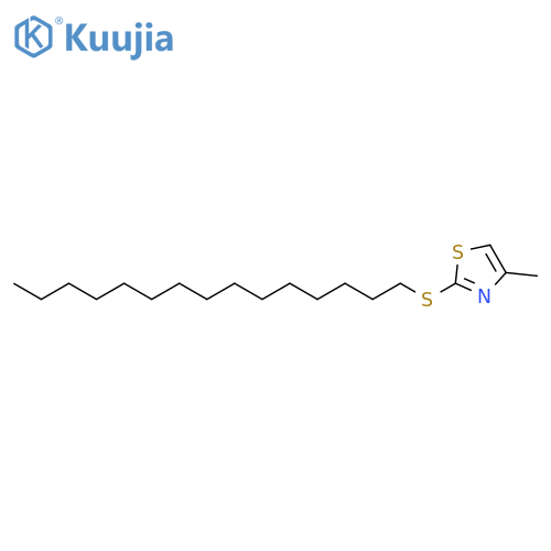 Thiazole, 4-methyl-2-(pentadecylthio)- structure