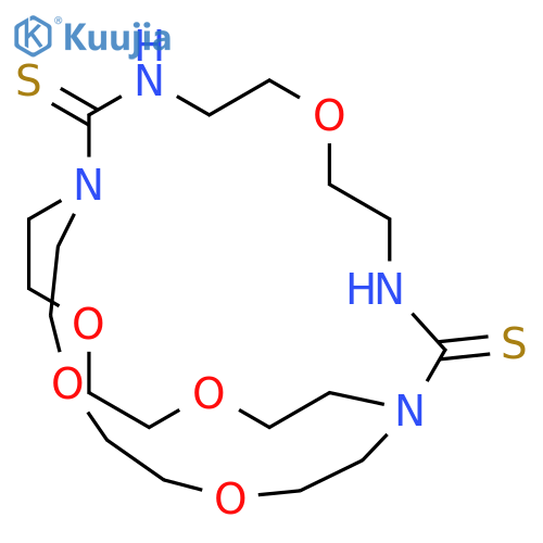 6,14,17,22,25-Pentaoxa-1,3,9,11-tetraazabicyclo[9.8.8]heptacosane-2,10-dithione structure