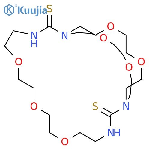 6,9,12,20,23,28,31-HEPTAOXA-1,3,15,17-TETRAAZABICYCLO[15.8.8]TRITRIACONTANE-2,16-DITHIONE structure