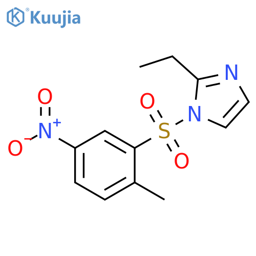 2-ethyl-1-(2-methyl-5-nitrobenzenesulfonyl)-1H-imidazole structure