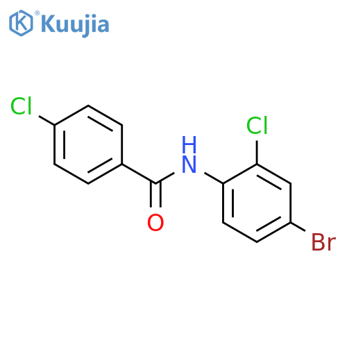 N-(4-Bromo-2-chloro-phenyl)-4-chloro-benzamide structure