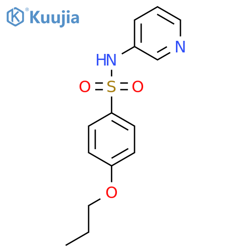 4-propoxy-N-(pyridin-3-yl)benzene-1-sulfonamide structure