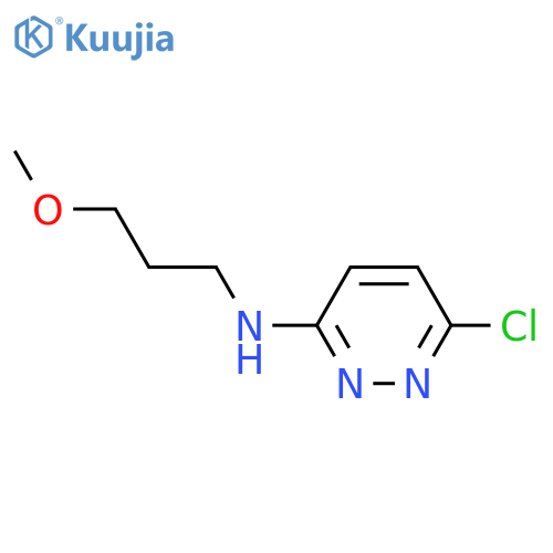 6-chloro-N-(3-methoxypropyl)pyridazin-3-amine structure