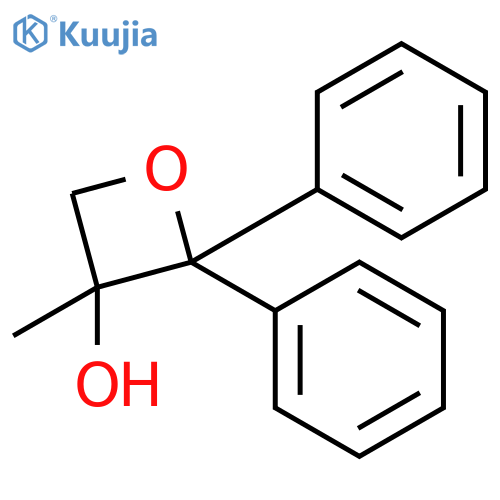 3-Methyl-2,2-diphenyloxetan-3-ol structure