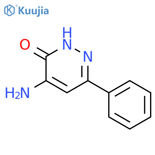 4-amino-6-phenyl-2,3-dihydropyridazin-3-one structure