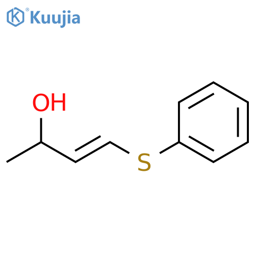 3-Buten-2-ol, 4-(phenylthio)-, (E)- structure