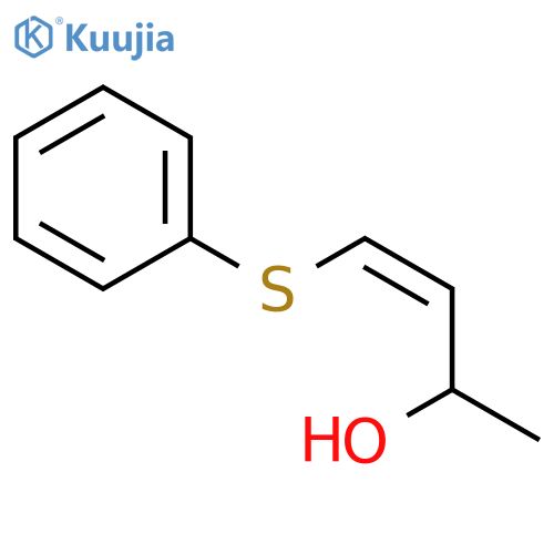 3-Buten-2-ol, 4-(phenylthio)-, (Z)- structure