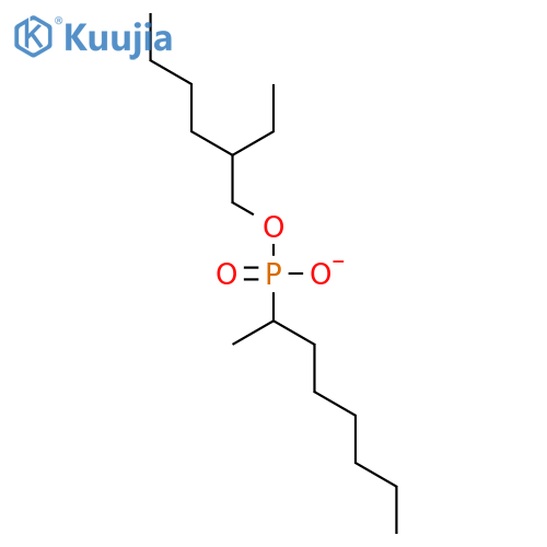 Phosphonic acid, sec-octyl-, mono(2-ethylhexyl) ester structure