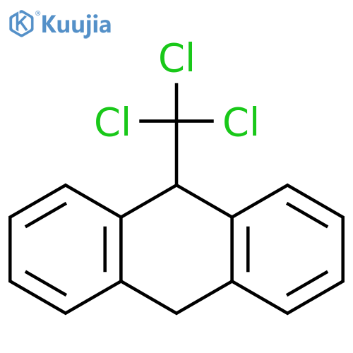9-(Trichloromethyl)-9,10-dihydroanthracene structure