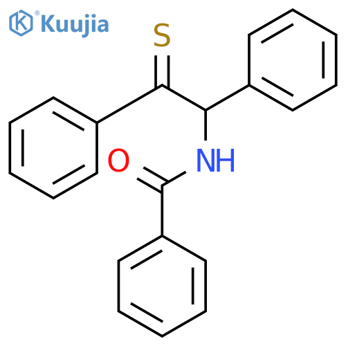 Benzamide, N-(1,2-diphenyl-2-thioxoethyl)- structure