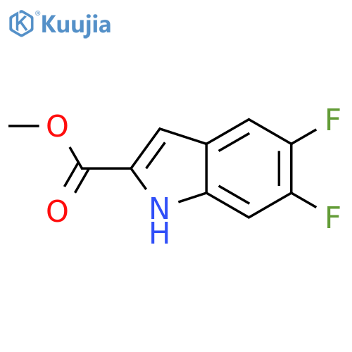 methyl 5,6-difluoro-1H-indole-2-carboxylate structure