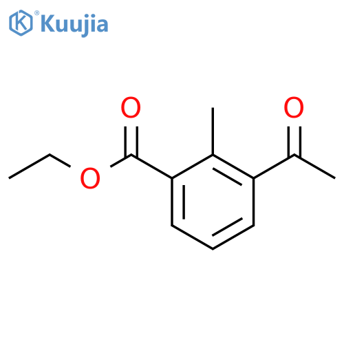5-Acetyl-6-methyl-benzoic acid ethyl ester structure