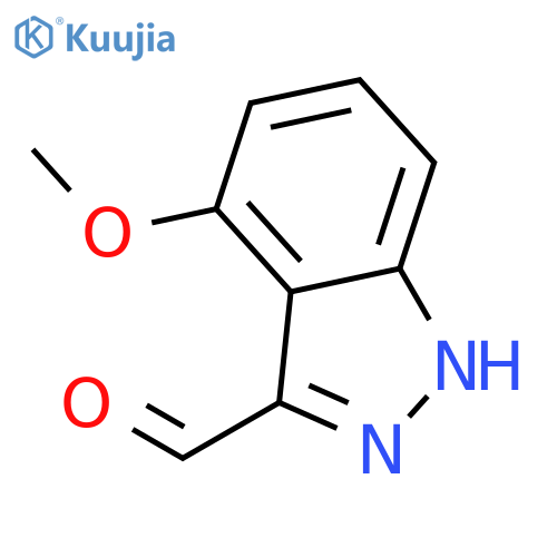 4-Methoxy-1H-indazole-3-carbaldehyde structure