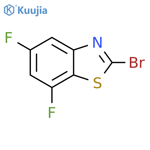5,7-DIFLUORO-2-BROMOBENZOTHIAZOLE structure