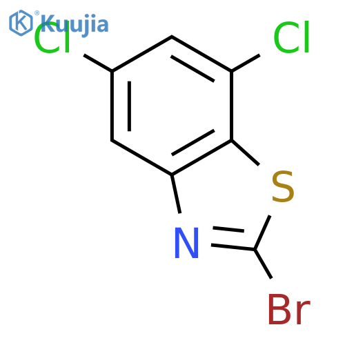 2-BROMO-5,7-DICHLOROBENZOTHIAZOLE structure