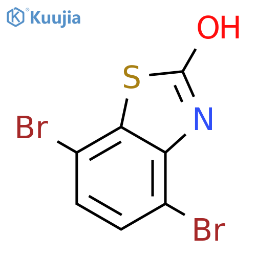 4,7-DIBROMO-2(3H)-BENZOTHIAZOLONE structure
