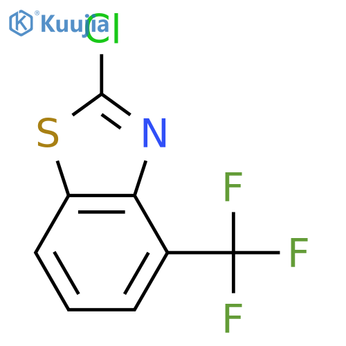 2-chloro-4-(trifluoromethyl)-1,3-benzothiazole structure