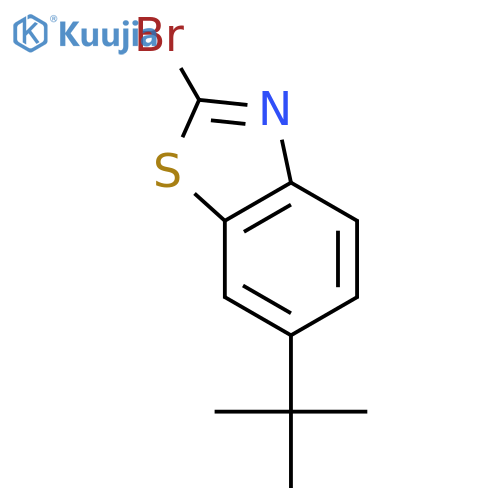 2-Bromo-6-tert-butyl-benzothiazole structure