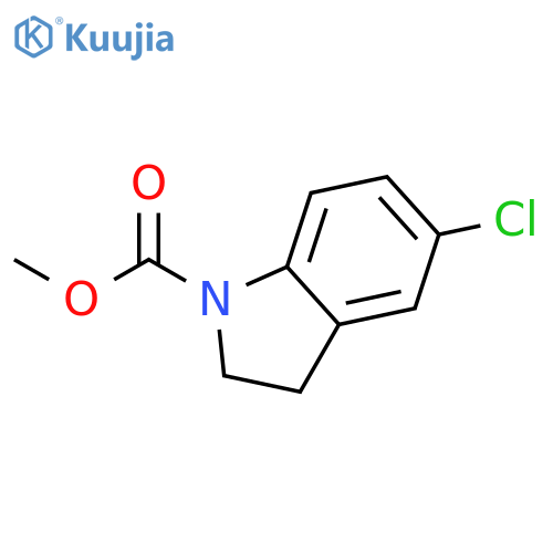 methyl 5-chloro-2,3-dihydro-1H-indole-1-carboxylate structure