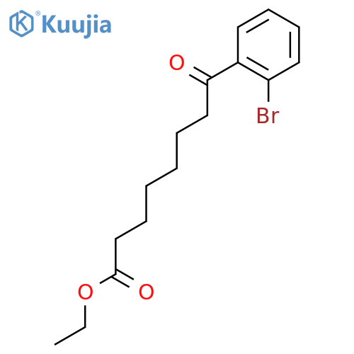 Ethyl 8-(2-bromophenyl)-8-oxooctanoate structure