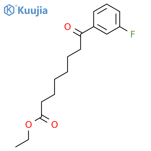 ethyl 8-(3-fluorophenyl)-8-oxo-octanoate structure