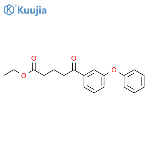 Ethyl 5-oxo-5-(3-phenoxyphenyl)valerate structure