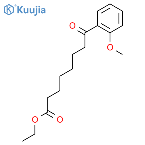 ethyl 8-(2-methoxyphenyl)-8-oxooctanoate structure
