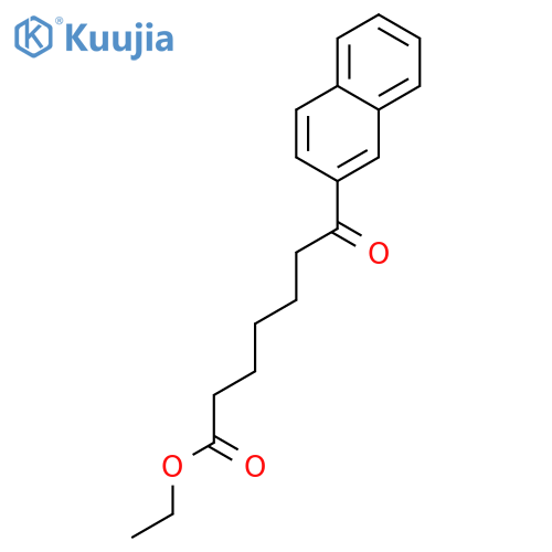 Ethyl 7-(2-naphthyl)-7-oxoheptanoate structure