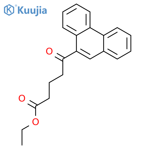 Ethyl 5-oxo-5-(9-phenanthryl)valerate structure
