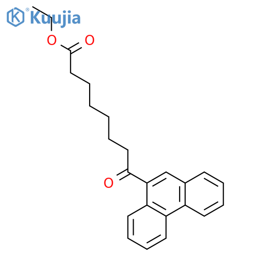 ETHYL 8-OXO-8-(9-PHENANTHRYL)OCTANOATE structure