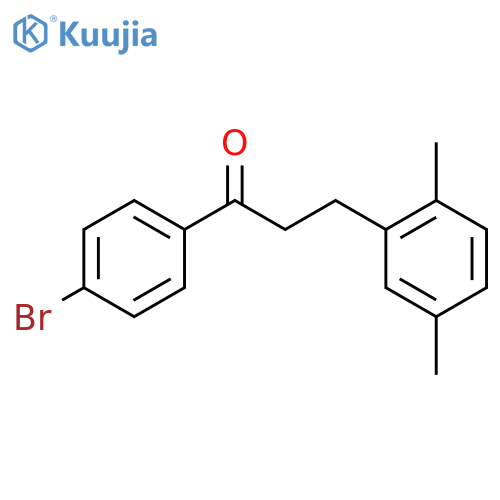 4'-Bromo-3-(2,5-dimethylphenyl)propiophenone structure