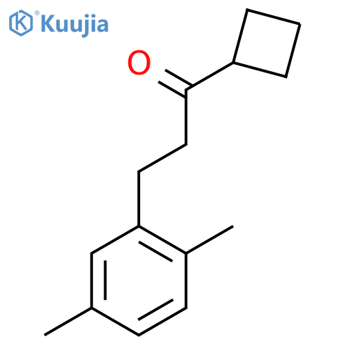 Cyclobutyl 2-(2,5-dimethylphenyl)ethyl ketone structure