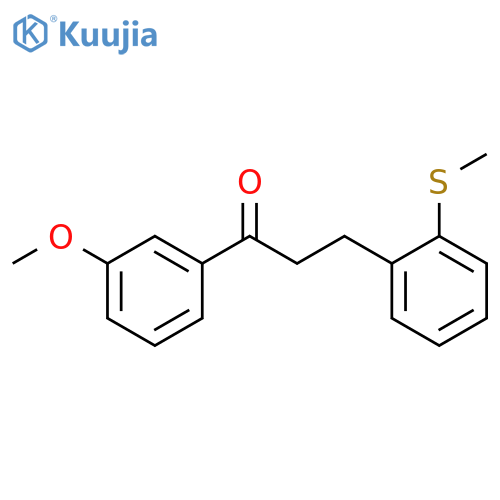 3'-Methoxy-3-(2-thiomethylphenyl)propiophenone structure