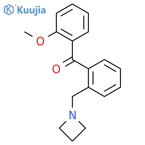 2-Azetidinomethyl-2'-methoxybenzophenone structure