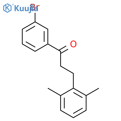 3'-Bromo-3-(2,6-dimethylphenyl)propiophenone structure
