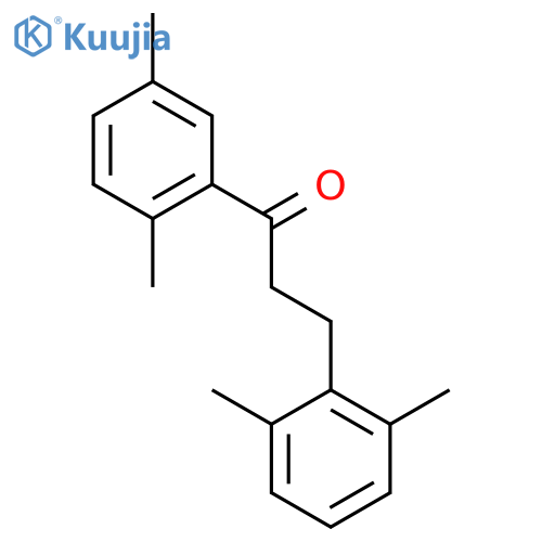 2',5'-Dimethyl-3-(2,6-dimethylphenyl)propiophenone structure