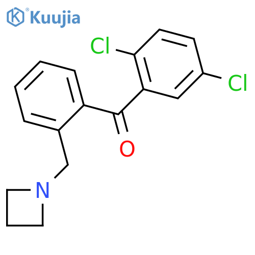 2'-Azetidinomethyl-2,5-dichlorobenzophenone structure