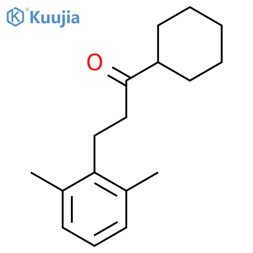 Cyclohexyl 2-(2,6-dimethylphenyl)ethyl ketone structure