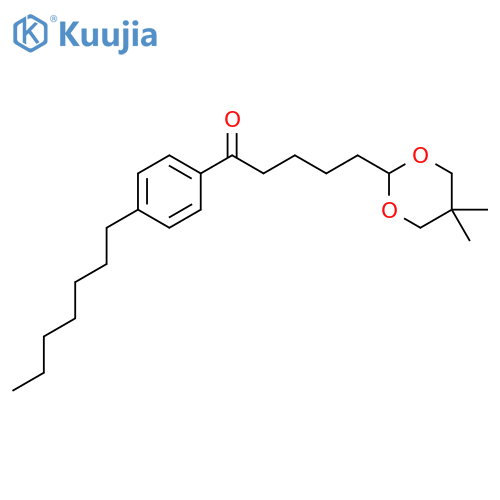 5-(5,5-Dimethyl-1,3-dioxan-2-yl)-4'-heptylvalerophenone structure