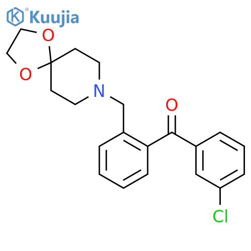 3'-Chloro-2-8-(1,4-dioxa-8-azaspiro-4.5decyl)methylbenozphenone structure