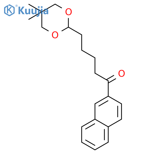 5-(5,5-Dimethyl-1,3-dioxan-2-yl)-2'-valeronaphthone structure