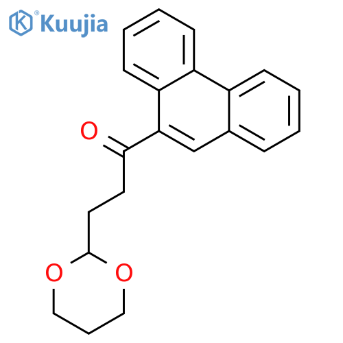 9-3-(1,3-Dioxan-2-yl)propionylphenanthrene structure