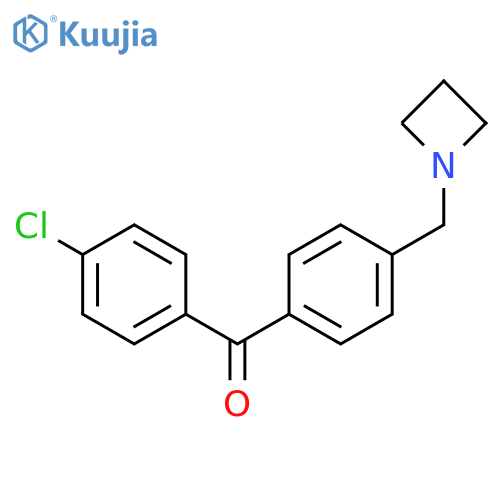 4-Azetidinomethyl-4'-chlorobenzophenone structure