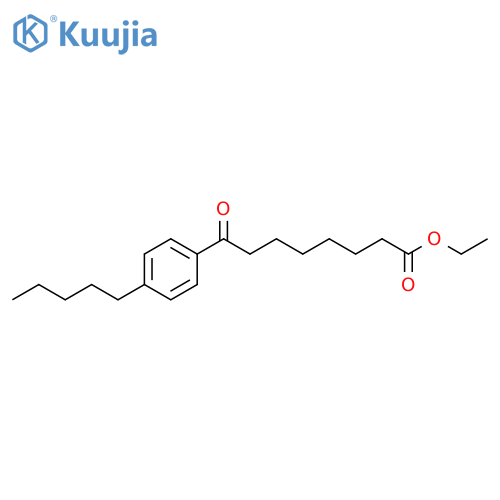 Ethyl 8-oxo-8-(4-n-pentylphenyl)octanoate structure