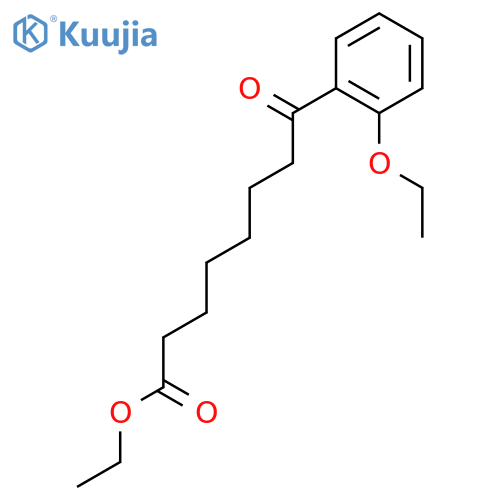Ethyl 8-(2-ethoxyphenyl)-8-oxooctanoate structure