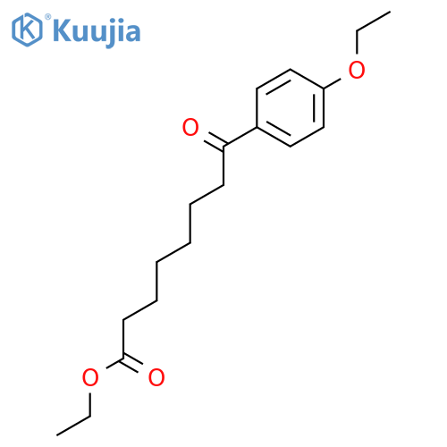 Ethyl 8-(4-ethoxyphenyl)-8-oxooctanoate structure