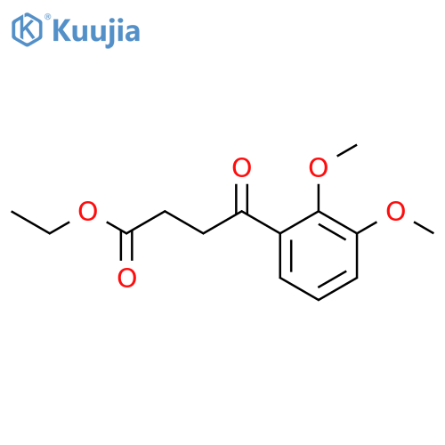 Ethyl 4-(2,3-dimethoxyphenyl)-4-oxobutyrate structure