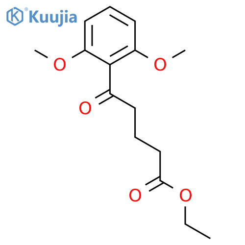 ETHYL 5-(2,6-DIMETHOXYPHENYL)-5-OXOVALERATE structure
