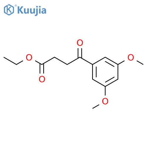 Ethyl 4-(3,5-dimethoxyphenyl)-4-oxobutyrate structure