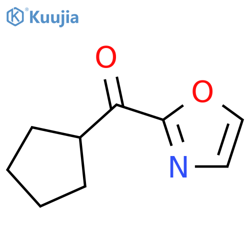 2-Cyclopentanoyloxazole; structure
